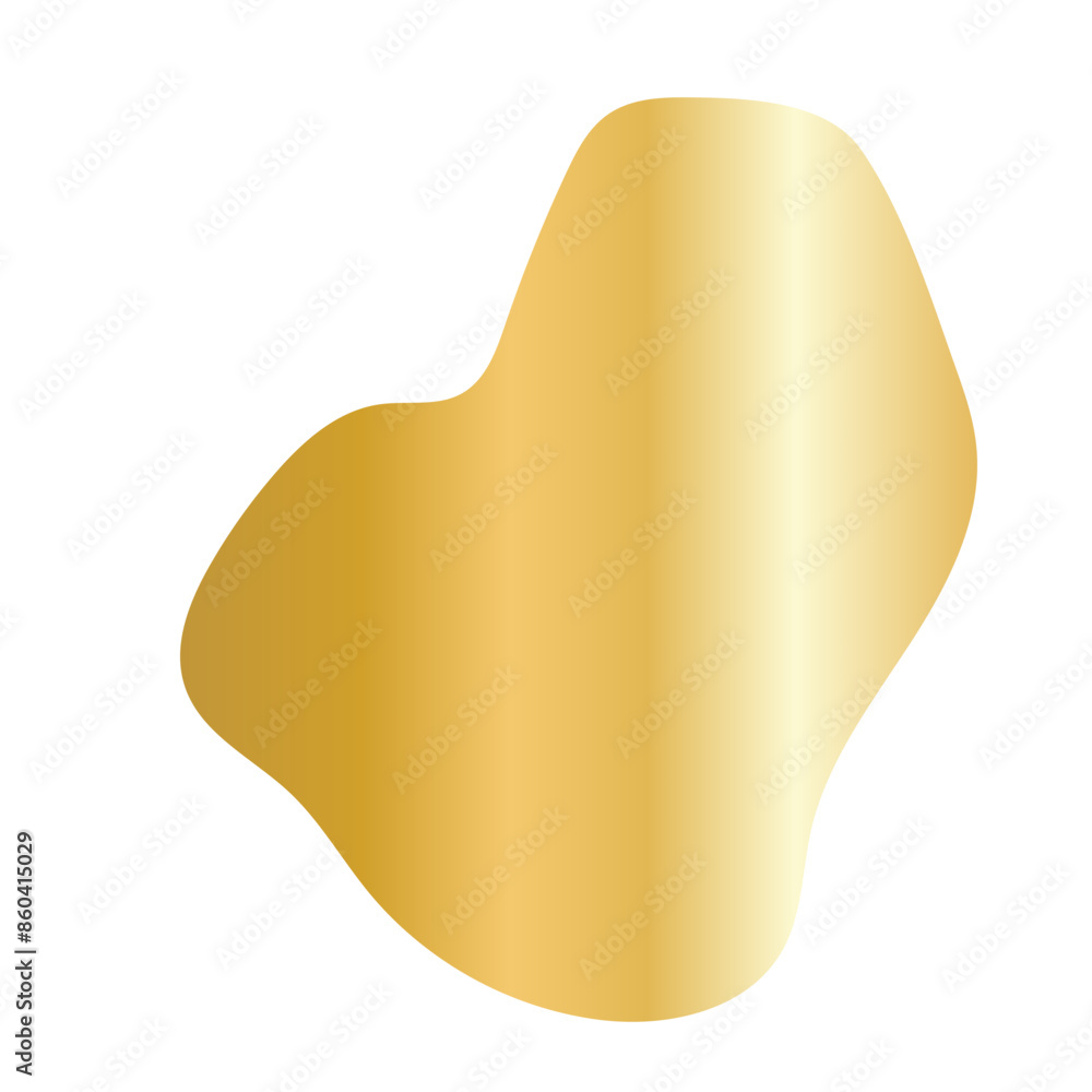 Liquid Fluid Golden Gradient random organic shapes Liquid Fluid Golden Gradient random organic shapes