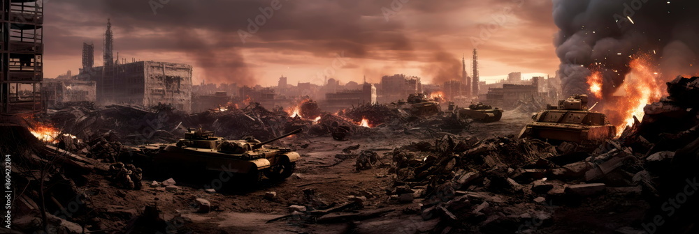 A furious war with destruction and terrible consequences . Generative AI A furious war with destruction and terrible consequences . Generative AI