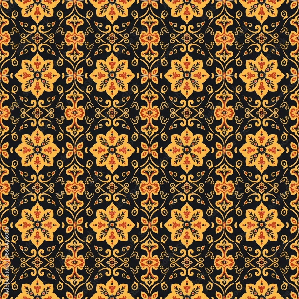 Cambodian patterned wall floor Cambodian patterned wall floor