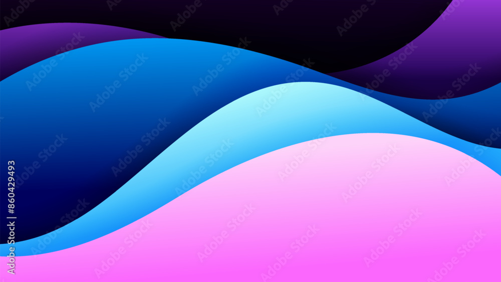 Fototapeta premium Vector background with soft gradient color on background .Vector background for wallpaper. Eps 10
