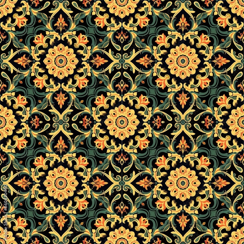 Cambodian patterned wall floor Cambodian patterned wall floor
