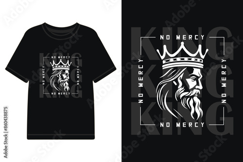 king typography urban retro style crown Vector illustration design for fashion graphics, t shirts, prints, posters