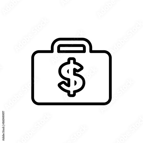money icon on white background