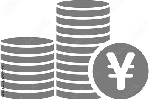 finance solid icon, containing bank with dollar, rupiah, yen, and euro currency, global economy, coin, money, economic growth, money bag icons.