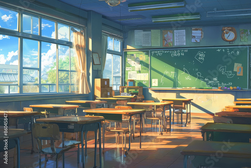 Anime Background School