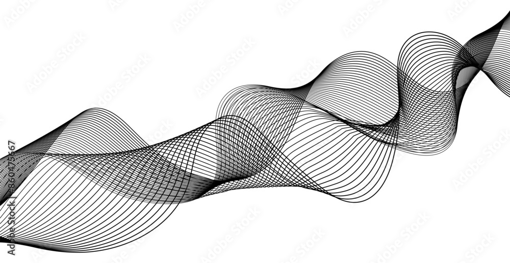 Wave Lines Pattern Abstract Background. Vector Illustration Wave Lines Pattern Abstract Background. Vector Illustration