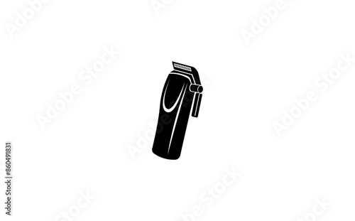 Vector illustration of a classic electric razor on a white background