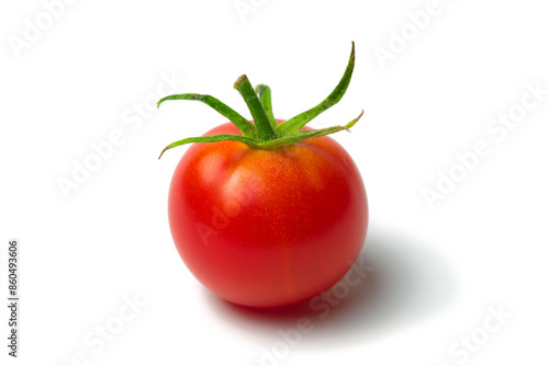 完熟して赤くなったミニトマト