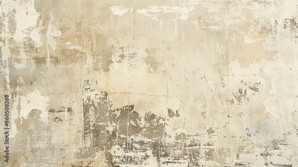 Fototapeta premium Soft beige, calm texture. Generative AI