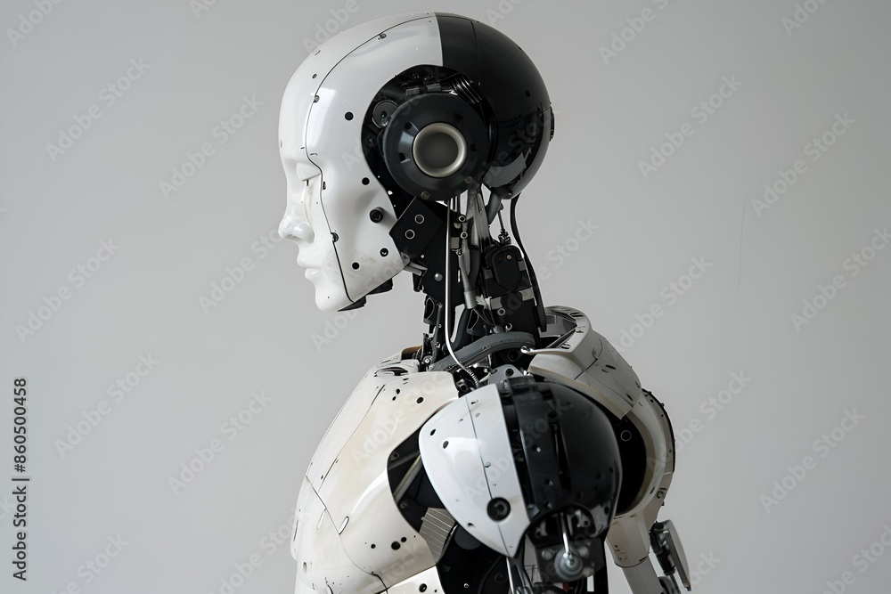 Humanoid Robot in Profile Humanoid Robot in Profile
