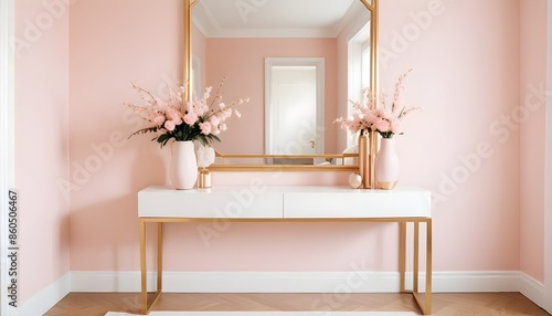white and gold theme modern interior design