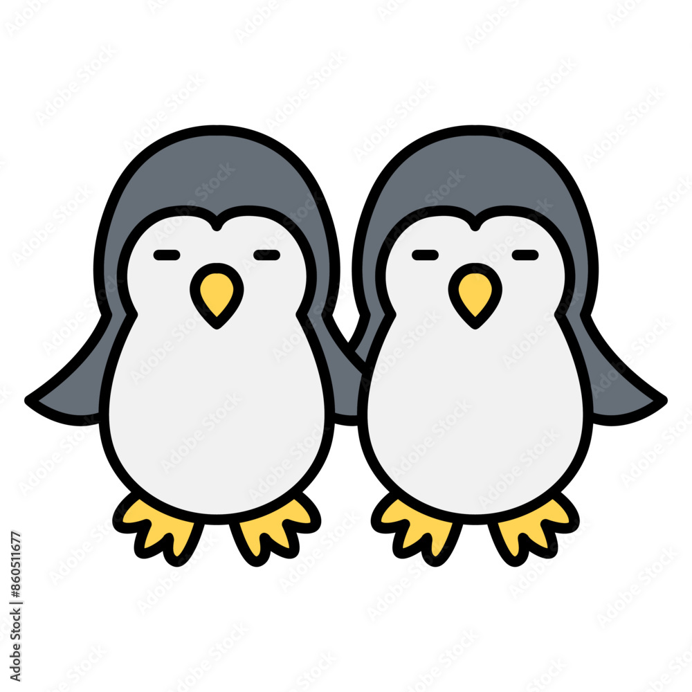 Fototapeta premium Penguin icon