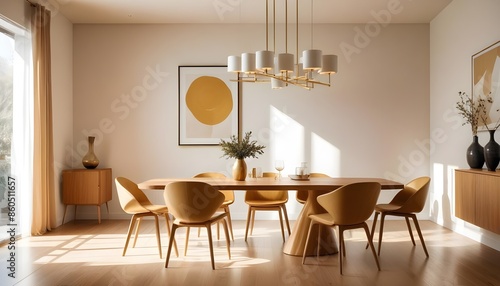 Wallpaper Mural white and gold theme modern interior design Torontodigital.ca