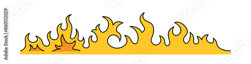 Flame, fire graphic illustration background