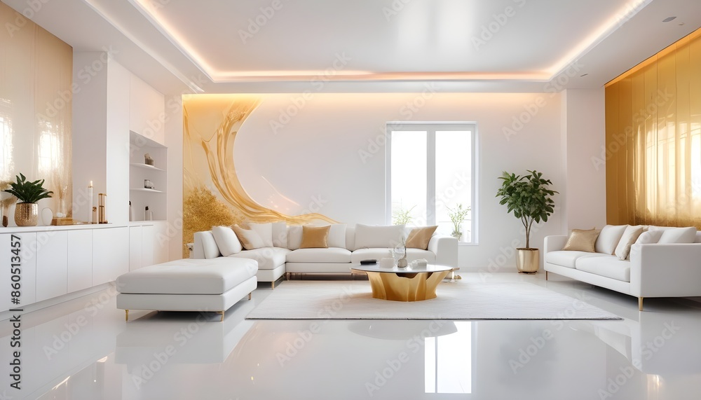 white and gold theme modern interior white and gold theme modern interior