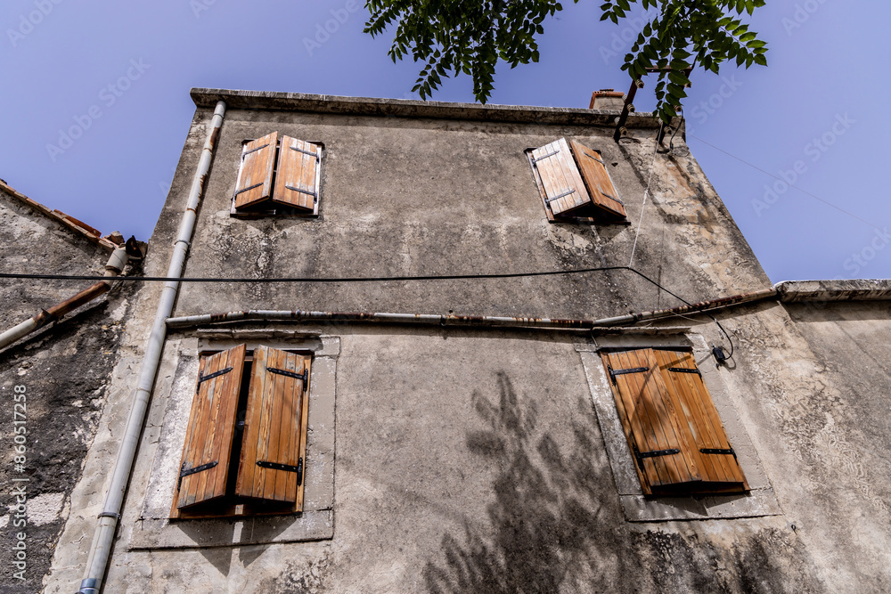 Strolling through the streets of the decaying village of Zirje on the island of the same name in Croatia