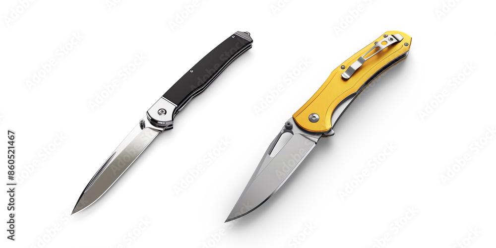 Folding Knife on Transparent Background
Folding Knife on Transparent Background