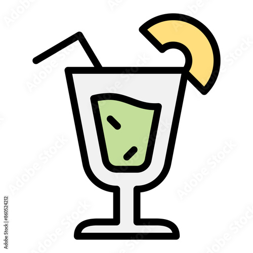 Avocado juice icon