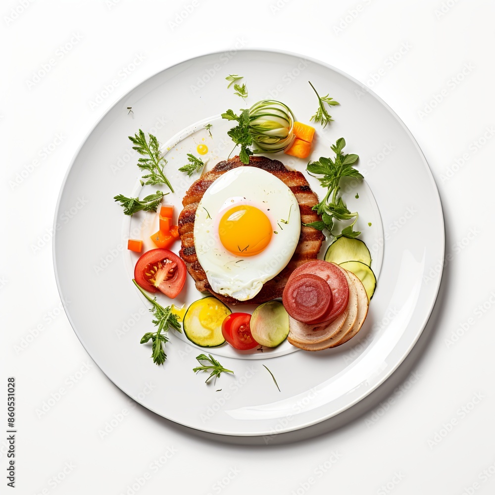 Famous food dish Isolated on a white background Famous food dish Isolated on a white background