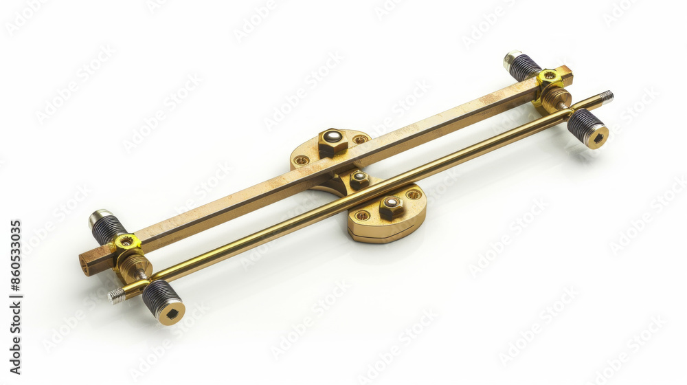 Strain gauges for measuring vehicle component deformation isolated on white background Strain gauges for measuring vehicle component deformation isolated on white background