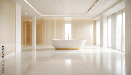 white and gold theme modern interior design