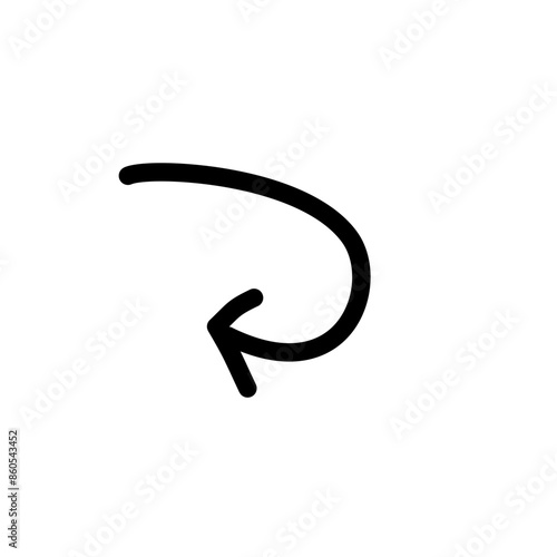 Hand drawn vector arrows doodle