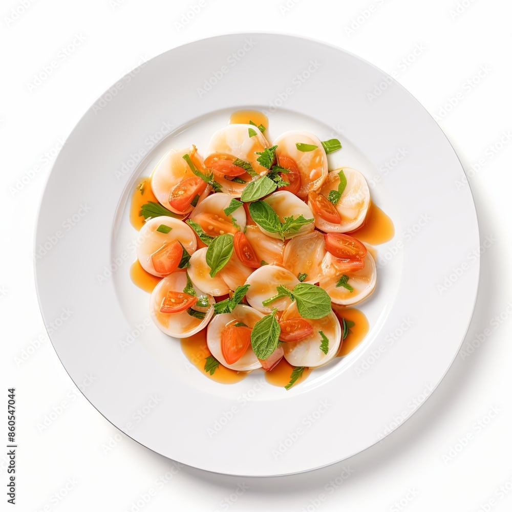 Famous food dish Isolated on a white background Famous food dish Isolated on a white background