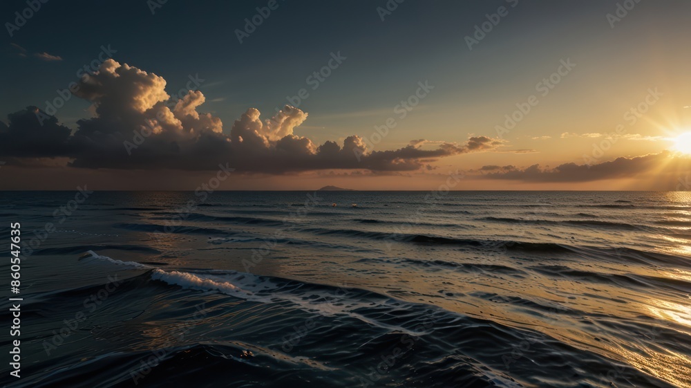 Obraz premium sunset on the beach