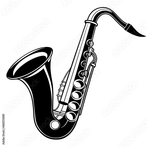 saxophone-silhouette-on-white-background