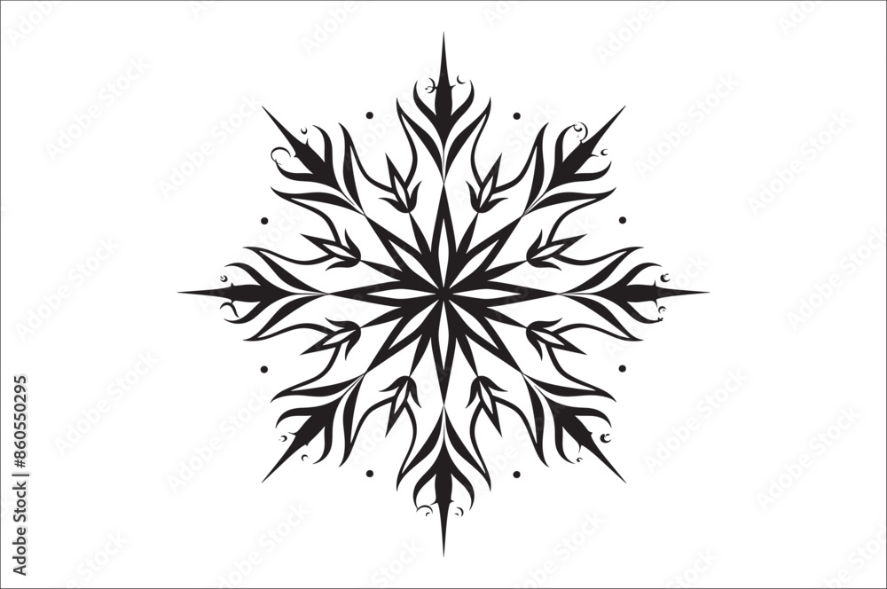 snowflake silhouettes collection isolated on white background. Flat snowflake icons, Nice element for Christmas banner. snowflake silhouettes collection isolated on white background. Flat snowflake icons, Nice element for Christmas banner.
