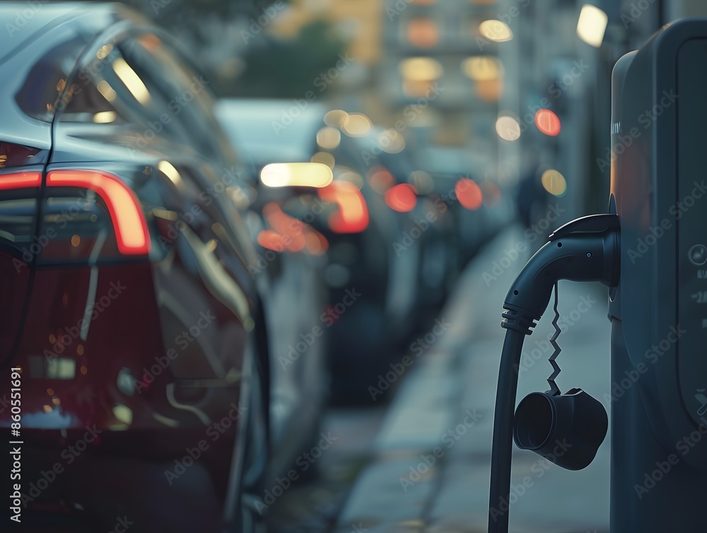 Electric Vehicle Charging Up at Public Station: Embracing Green Transportation Electric Vehicle Charging Up at Public Station: Embracing Green Transportation