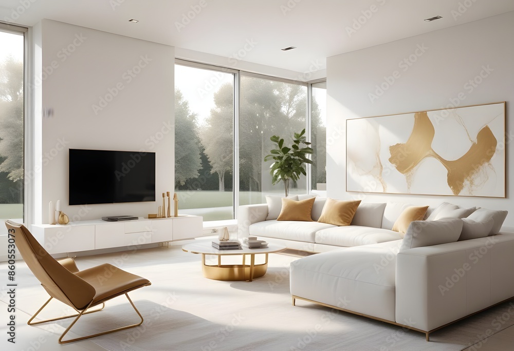white and gold theme modern interior white and gold theme modern interior