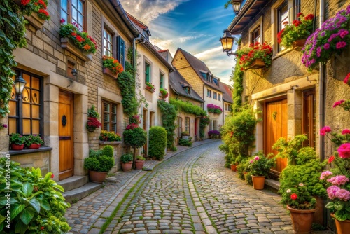 Fototapeta Naklejka Na Ścianę i Meble -  street in the town