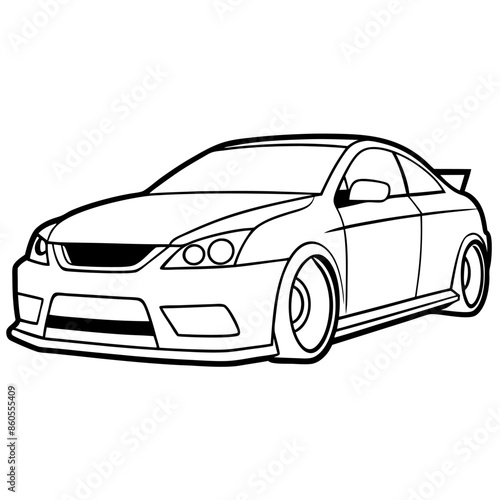 Modified car coloring pages