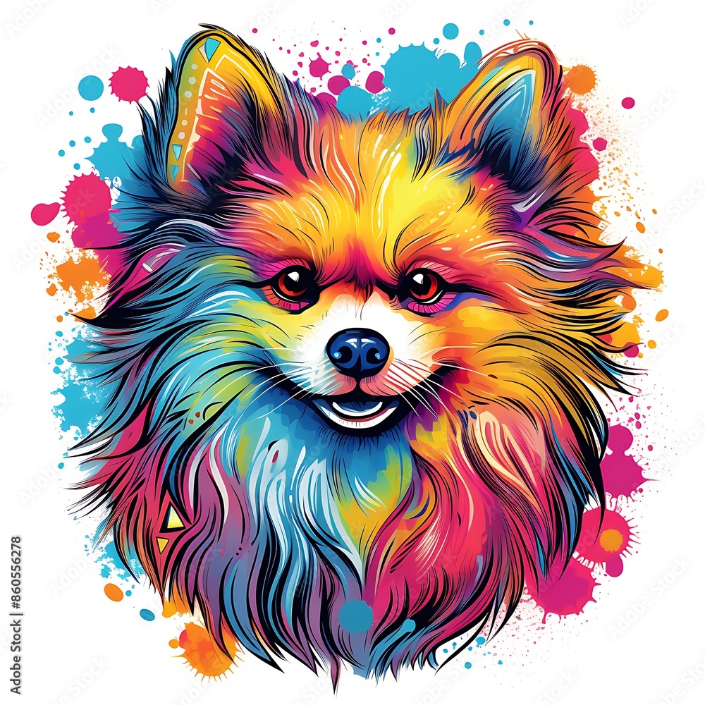 A Pomeranian A Pomeranian