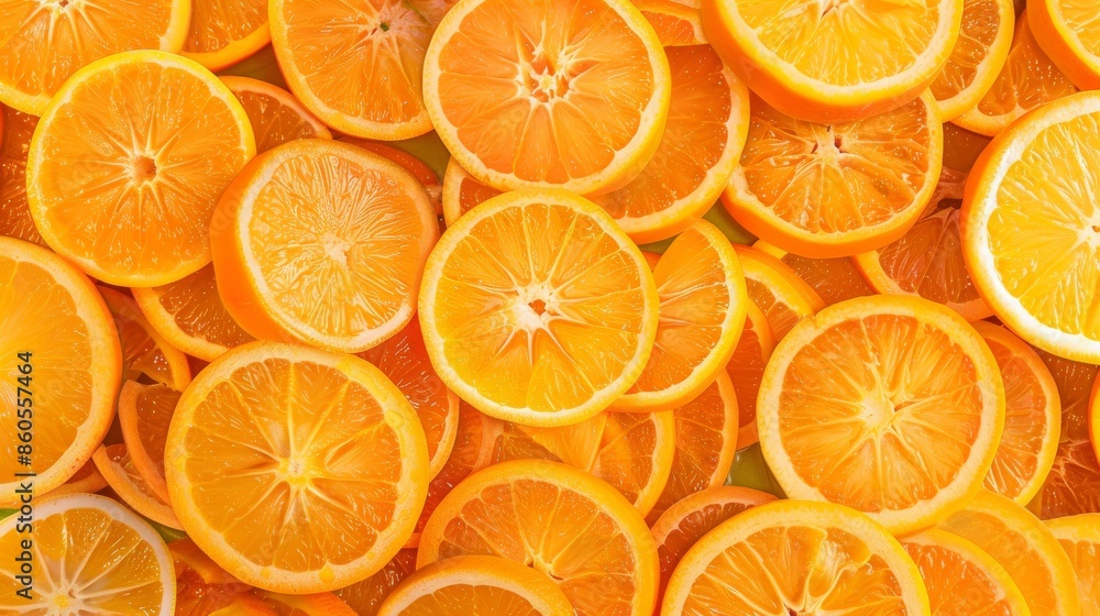A Close-Up View of Juicy Orange Slices A Close-Up View of Juicy Orange Slices