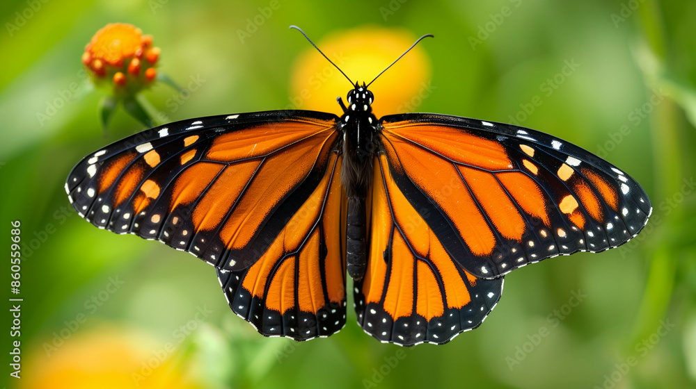 butterfly with its wings fully spread, butterfly with its wings fully spread,