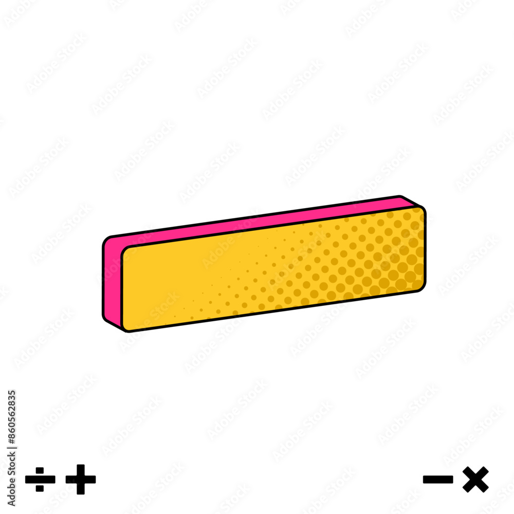 Yellow and Pink Minusl Halftone Icons, Isometric Mathmatic graphic elements in Flat style, Positive mood isolate vector for education(Editable) Yellow and Pink Minusl Halftone Icons, Isometric Mathmatic graphic elements in Flat style, Positive mood isolate vector for education(Editable)
