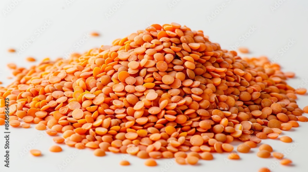 Healthy Food Option on White Background Generative AI Healthy Food Option on White Background Generative AI