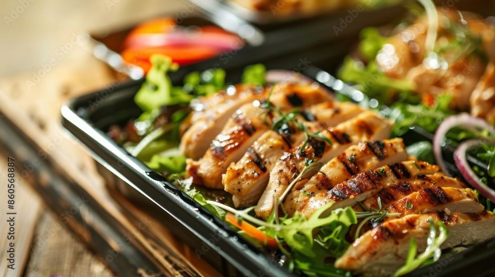 Grilled Chicken Salad Generative AI Grilled Chicken Salad Generative AI