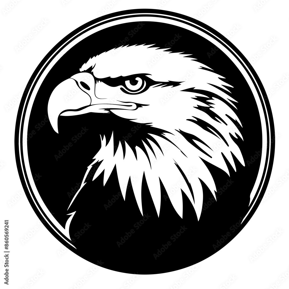 Bald Eagle Mascot Vector Logo Bald Eagle Mascot Vector Logo