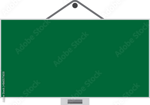 blank green board