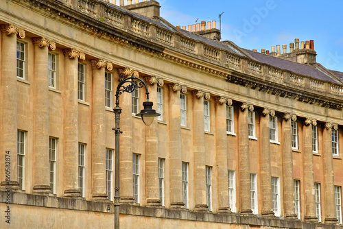 Bath; England - may 30 2024 : Royal Crescent photo