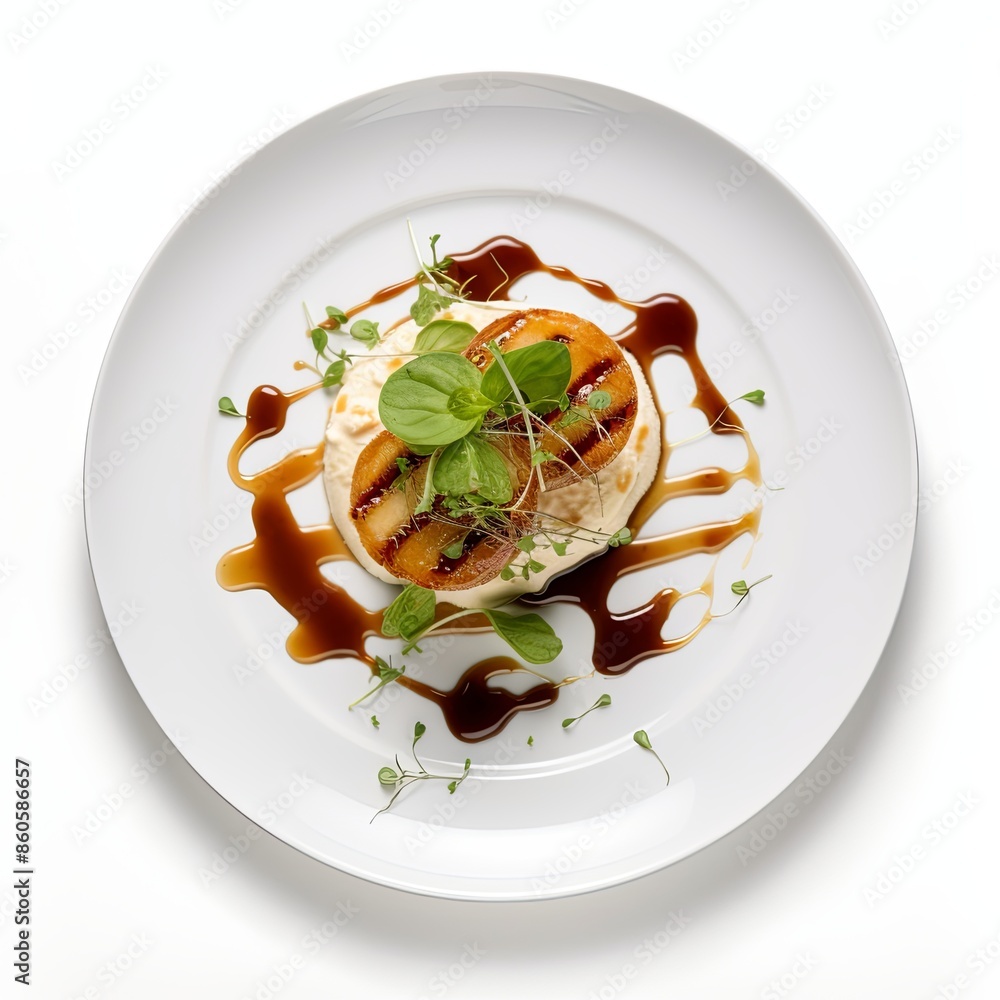 Famous food dish Isolated on a plain background Famous food dish Isolated on a plain background