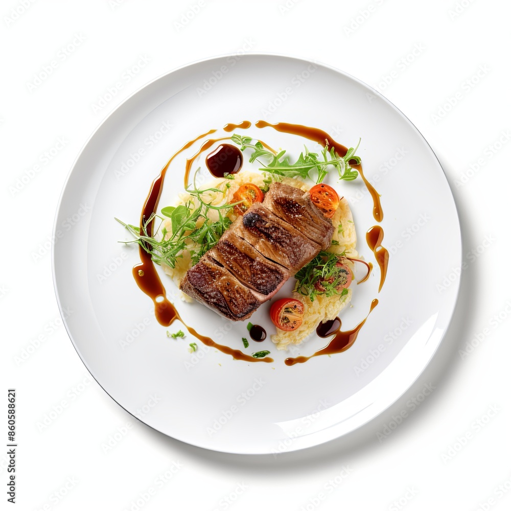 Famous food dish Isolated on a plain background Famous food dish Isolated on a plain background