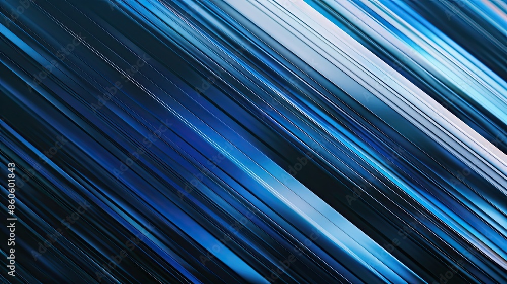 Diagonal lines in blue and dark shades, dynamic abstract pattern. Modern minimalist design. Blue background Diagonal lines in blue and dark shades, dynamic abstract pattern. Modern minimalist design. Blue background