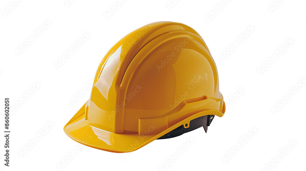 Protective construction helmet on a transparent background Protective construction helmet on a transparent background
