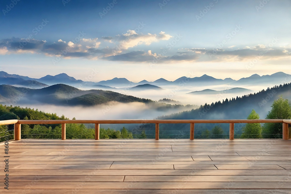 Balcony And Terrace Of The Blur Nature Background. Balcony And Terrace Of The Blur Nature Background.