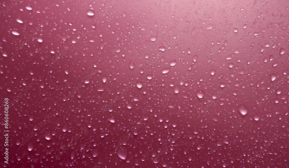 Pink background covered with water droplets close up Pink background covered with water droplets close up