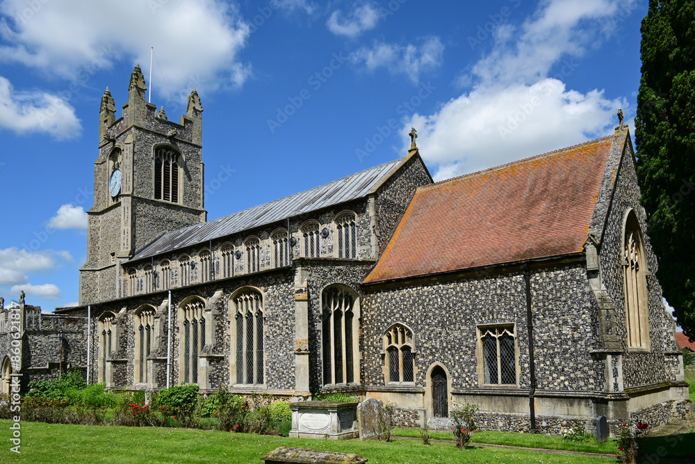 Fototapeta premium St Martin's Church, New Buckenham, Norfolk